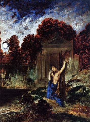  Gustave Moreau Orpheus at the Tomb of Eurydice - Hand Painted Oil Painting