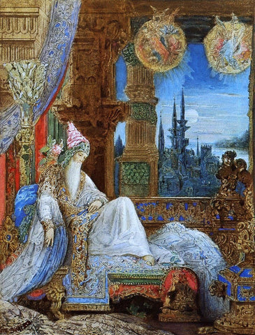  Gustave Moreau The Dream Haunting the Mogul - Hand Painted Oil Painting