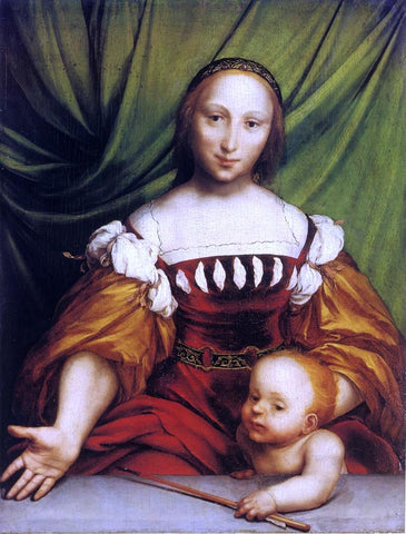  The Younger Hans Holbein Venus and Amor - Hand Painted Oil Painting
