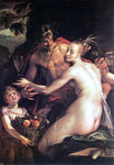  Hans Von Aachen Bacchus, Ceres and Cupid - Hand Painted Oil Painting