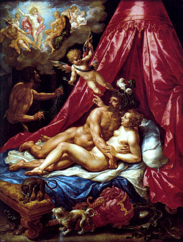  Hendrick De Clerck Mars and Venus Surprised by Apollo - Hand Painted Oil Painting