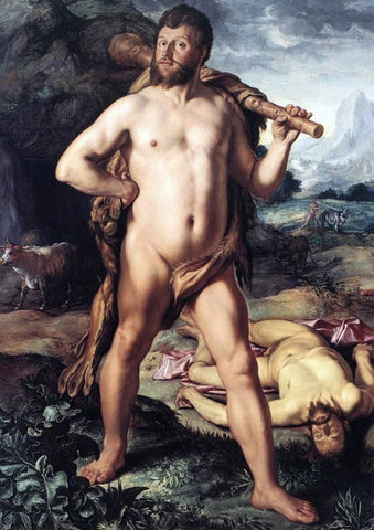  Hendrick Goltzius Hercules and Cacus - Hand Painted Oil Painting