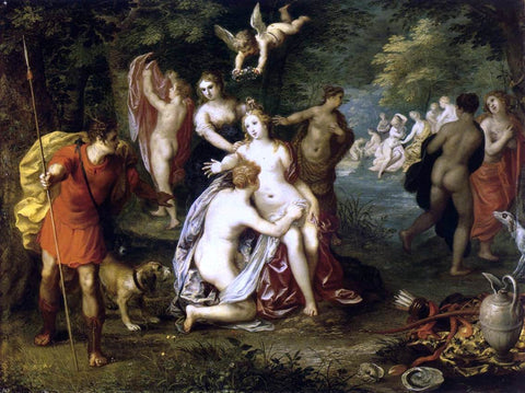  Hendrick Van Balen Diana Turns Actaeon into a Stag - Hand Painted Oil Painting