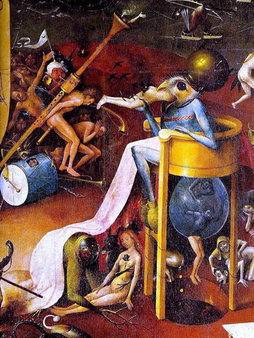  Hieronymus Bosch Garden of Earthly Delights [detail] - Hand Painted Oil Painting