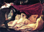  Jacques Blanchard Venus and the Three Graces Surprised by a Mortal - Hand Painted Oil Painting