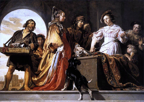  Jan De Bray The Discovery of Achilles Among the Daughters of Lycomedes - Hand Painted Oil Painting