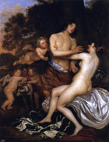  Jan Mytens Venus and Adonis - Hand Painted Oil Painting