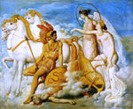  Jean-Auguste-Dominique Ingres Venus, Wounded by Diomedes, Returns to Olympus - Hand Painted Oil Painting