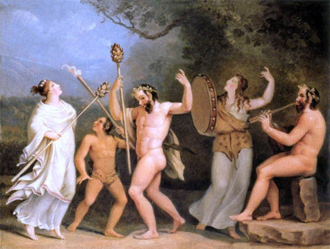  Johann Wilhelm Tischbein Dance of the Fauns and the Meneads - Hand Painted Oil Painting