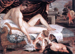 Lambert Sustris Venus and Cupid - Hand Painted Oil Painting