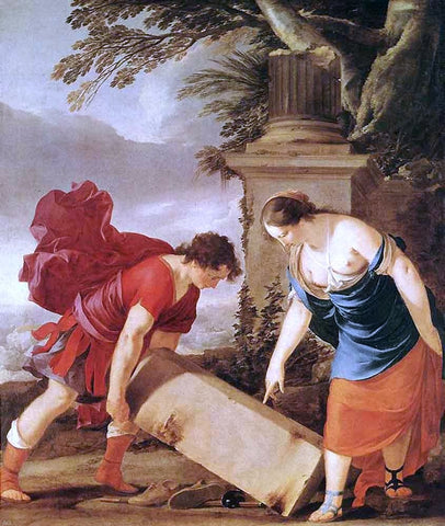  Laurent De La Hire Theseus and Aethra - Hand Painted Oil Painting
