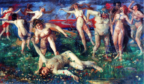 Lovis Corinth Bacchanal - Hand Painted Oil Painting