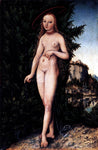  The Elder Lucas Cranach Venus Standing in a Landscape - Hand Painted Oil Painting