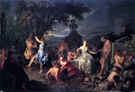  Michel-Ange Houasse Bacchanal - Hand Painted Oil Painting