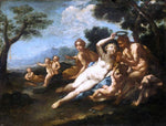  Michele Rocca Satyr Crowned by a Nymph - Hand Painted Oil Painting