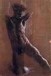  Mihaly Zichy Demon - Hand Painted Oil Painting