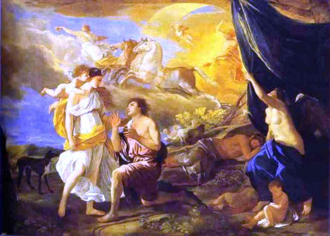  Nicolas Poussin Diana and Endymion - Hand Painted Oil Painting