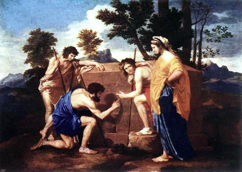  Nicolas Poussin Et in Arcadia Ego - Hand Painted Oil Painting