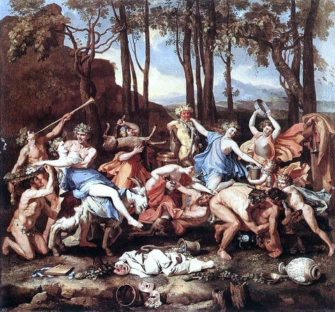  Nicolas Poussin The Triumph of Pan - Hand Painted Oil Painting