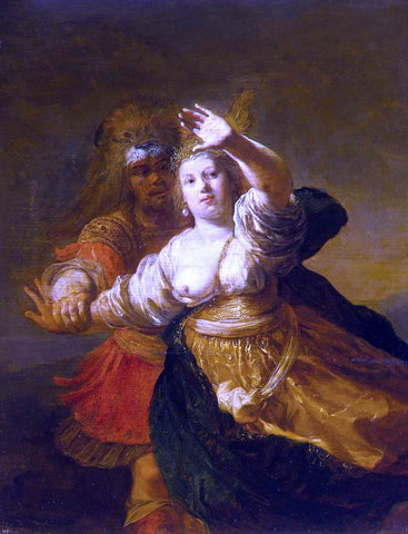  Nicolaus Knupfer Hercules Obtaining the Girdle of Hyppolita - Hand Painted Oil Painting