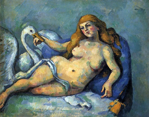  Paul Cezanne Leda and the Swan - Hand Painted Oil Painting