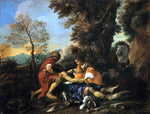  Pier Francesco Mola Tancred Revived by Erminia and Vafrine after the Combat with Argantes - Hand Painted Oil Painting