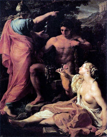  Pompeo Girolamo Batoni Hercules at the Crossroads - Hand Painted Oil Painting