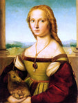  Raphael Lady with a Unicorn - Hand Painted Oil Painting