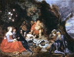  Simon De Vos Allegorical Scene - Hand Painted Oil Painting