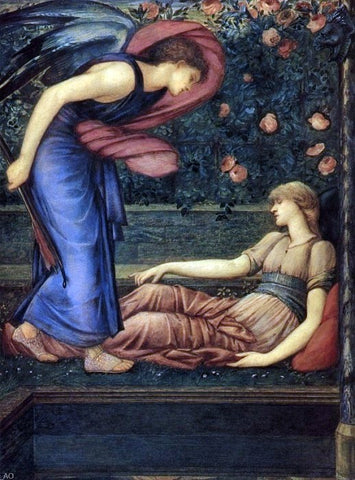  Sir Edward Burne-Jones Cupid and Psyche - Hand Painted Oil Painting
