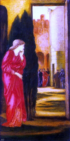  Sir Edward Burne-Jones Danae and the Brazen Tower - Hand Painted Oil Painting