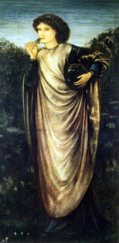  Sir Edward Burne-Jones Morgan Le Fay - Hand Painted Oil Painting