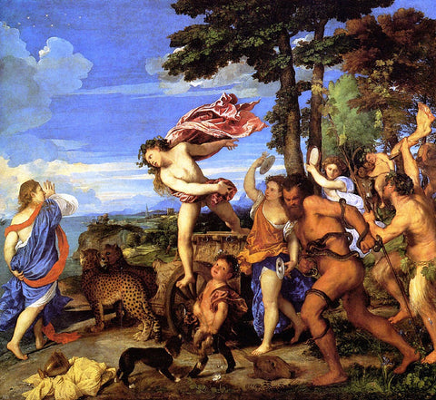  Titian Bacchus and Ariadne - Hand Painted Oil Painting