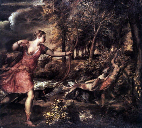  Titian Death of Actaeon - Hand Painted Oil Painting