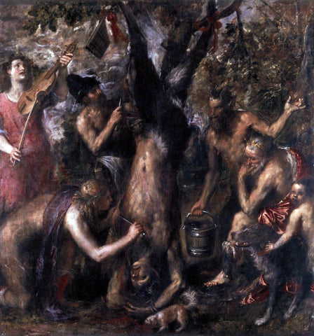  Titian The Flaying of Marsyas - Hand Painted Oil Painting