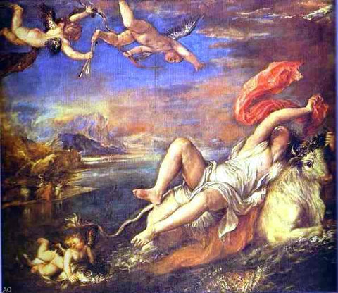  Titian The Rape of Europe - Hand Painted Oil Painting