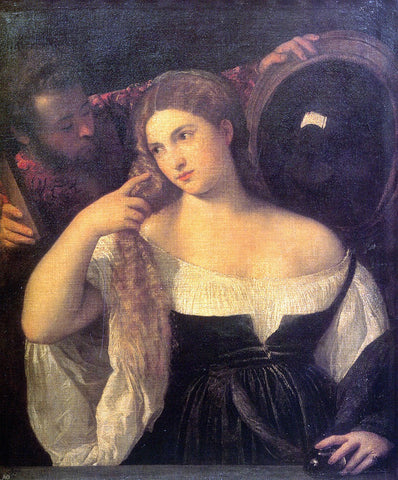  Titian Vanitas - Hand Painted Oil Painting