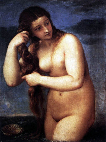  Titian Venus Anadyomene - Hand Painted Oil Painting