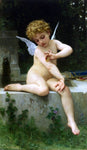  William Adolphe Bouguereau Cupid with Butterfly - Hand Painted Oil Painting