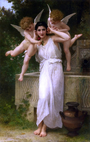  William Adolphe Bouguereau Jeunesse - Hand Painted Oil Painting