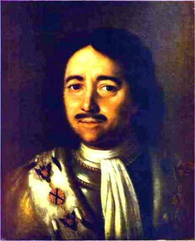  Alexey Petrovich Antropov Portrait of Peter the Great - Hand Painted Oil Painting
