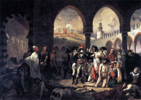  Antoine-Jean Gros Napoleon Bonaparte Visiting the Plague-stricken at Jaffa - Hand Painted Oil Painting