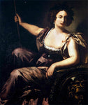  Artemisia Gentileschi Minerva - Hand Painted Oil Painting