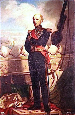  Charles Zacharie Landelle Charles Baudin, Amiral de France - Hand Painted Oil Painting