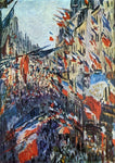  Claude Oscar Monet The Rue Saint-Denis, 30th of June 1878 - Hand Painted Oil Painting