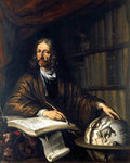  II Daniel Schultz Johannes Hevelius, Astronomer - Hand Painted Oil Painting