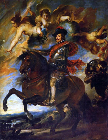  Diego Velazquez Allegorical Portrait of Philip IV - Hand Painted Oil Painting