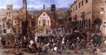  Domenico Morone Battle between the Gonzaga and the Bonacolsi - Hand Painted Oil Painting