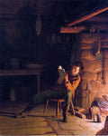  Eastman Johnson The Boyhood of Abraham Lincoln - Hand Painted Oil Painting