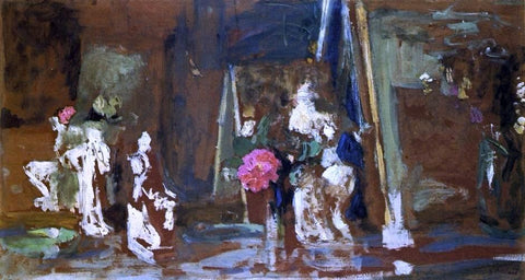  Edouard Vuillard Statuettes on the Mantlepiece - Hand Painted Oil Painting